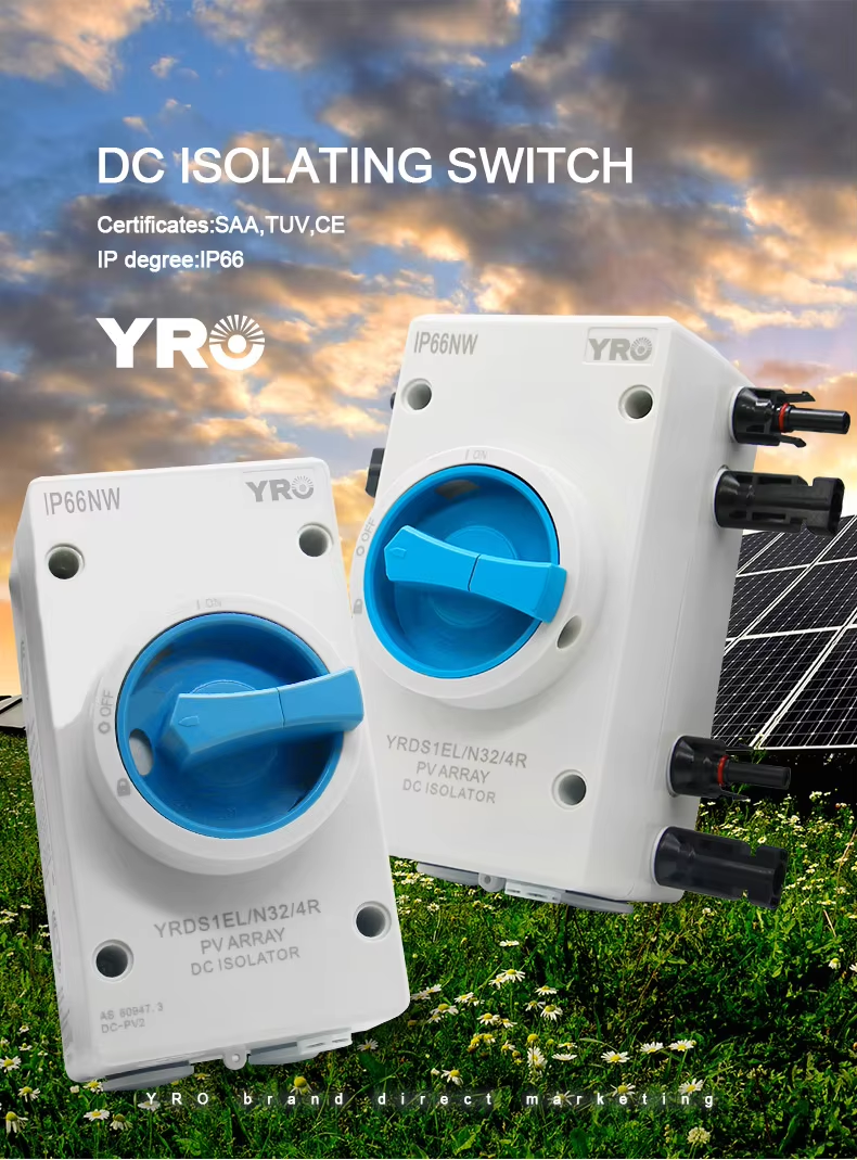 YRO DC изолатор за соларни панели 1000v 32A 4P IP66 Водоустойчив 4 8a9f2c91 c5ae 4f4e 8431 32ec4d1e5809